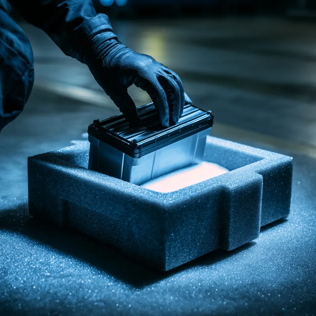 Professional verification of hazardous goods labeling for export