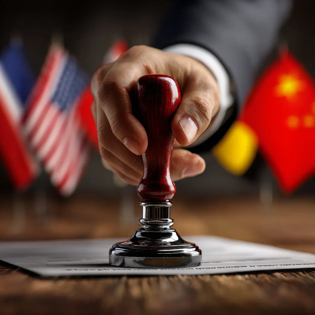 Export trade advisor reviewing FTA documentation with New Zealand exporter