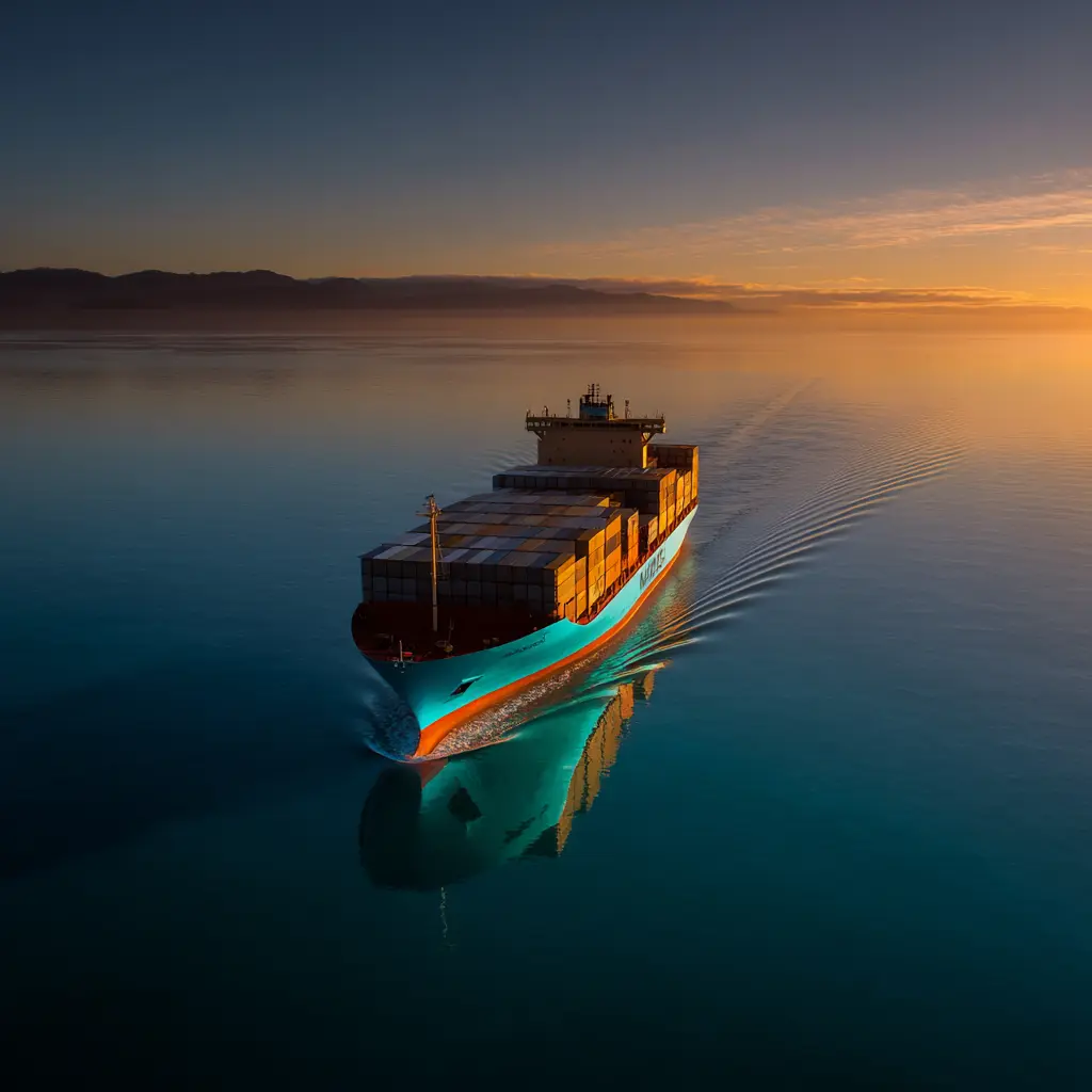 Global trade map and export guides on a professional desk